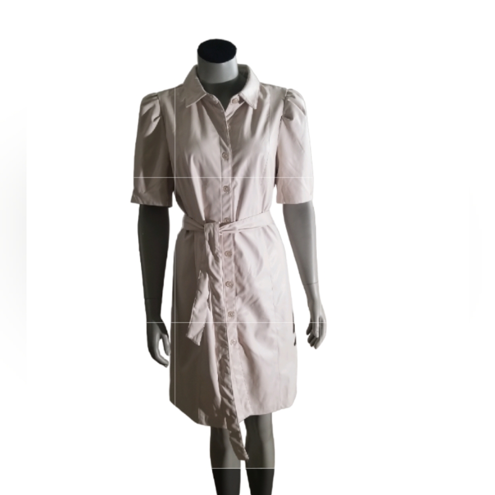 Faux Leather DKNY dress